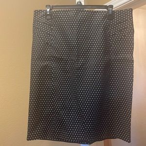 New York & Company Polka Dot Skirt Size 14